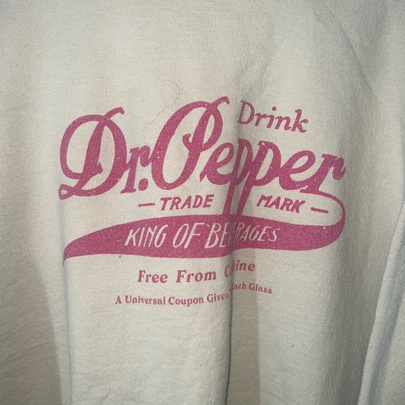 Dr Pepper Graphic Sweatshirt Gildan XL crew neck - Picture 4 of 6